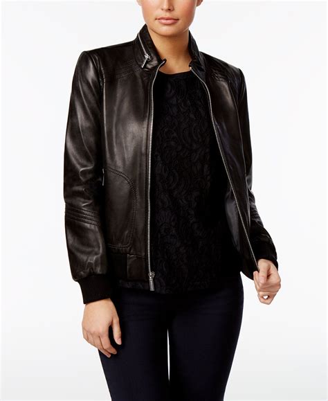 bomber michael kors jacket women|mk long jacket.